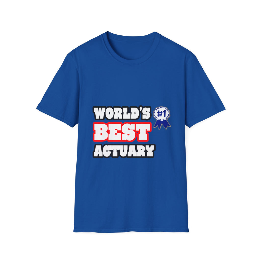 World's Best Actuary - Unisex Softstyle T-Shirt