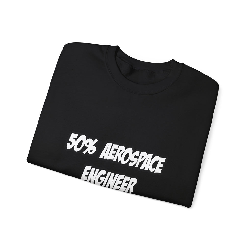 Half Aerospace Engineer...Half Superhero - Unisex Heavy Blend™ Crewneck Sweatshirt