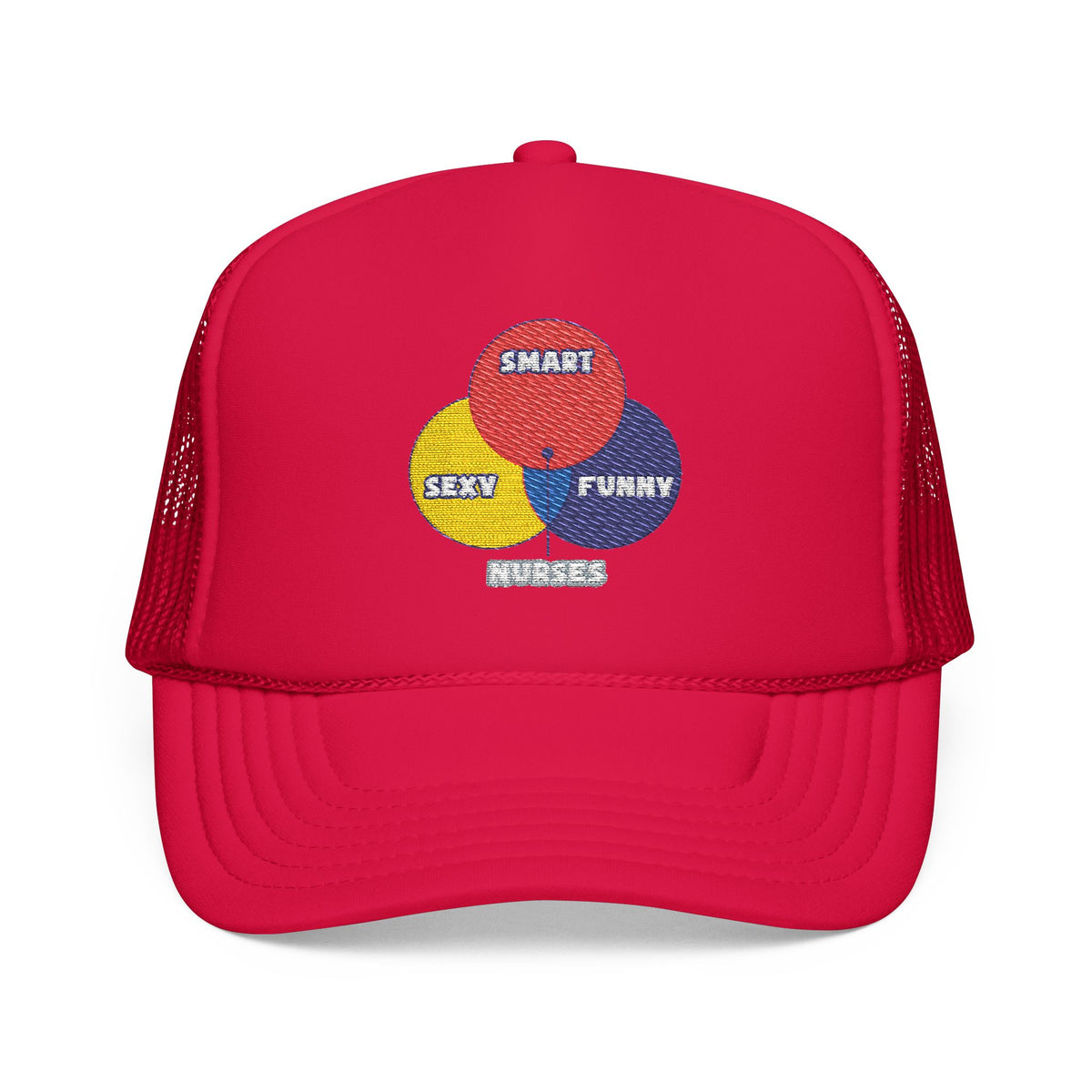 Venn Diagram .. Nurses - Foam Trucker Hat