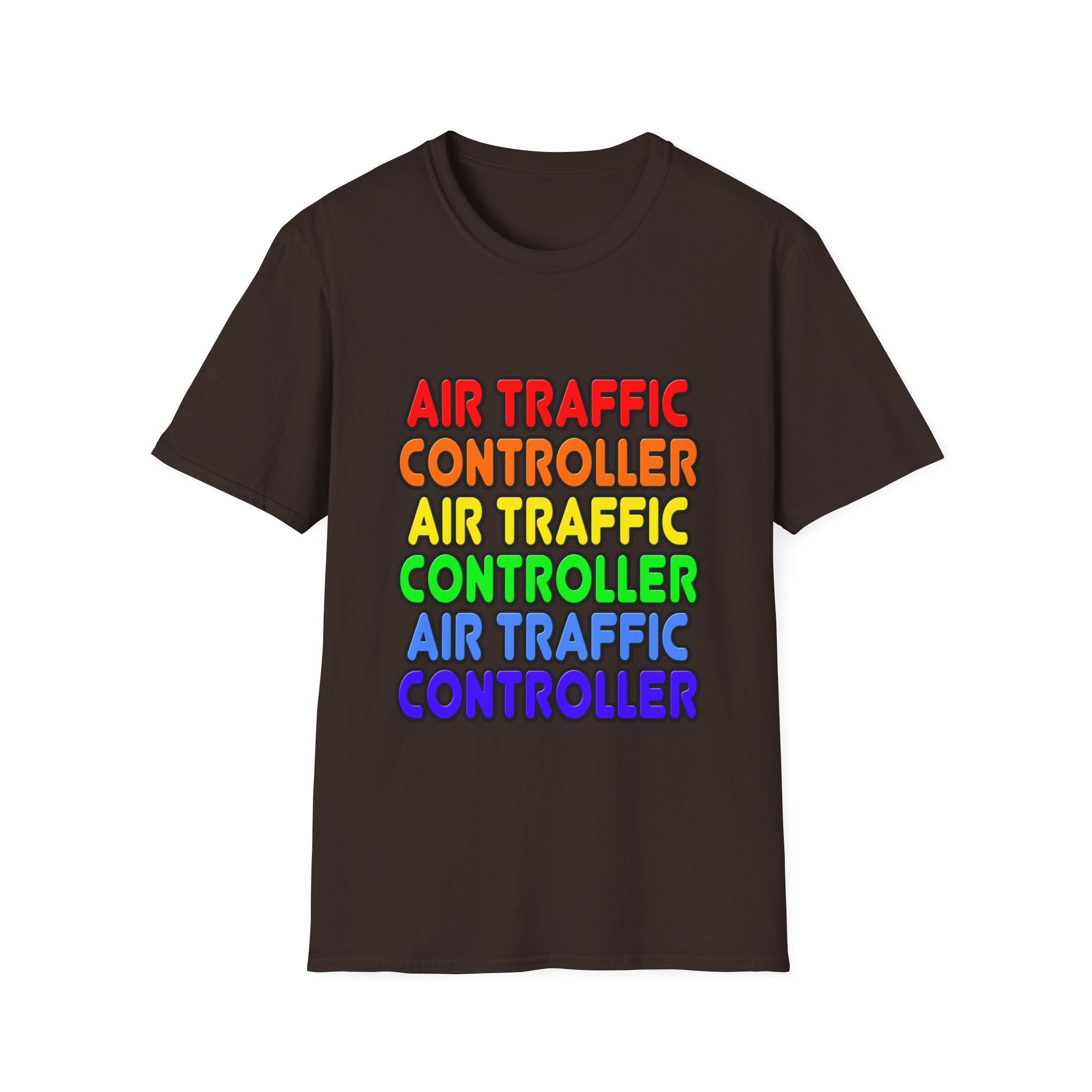 Rainbow Air Traffic Controller - Unisex Softstyle T-Shirt