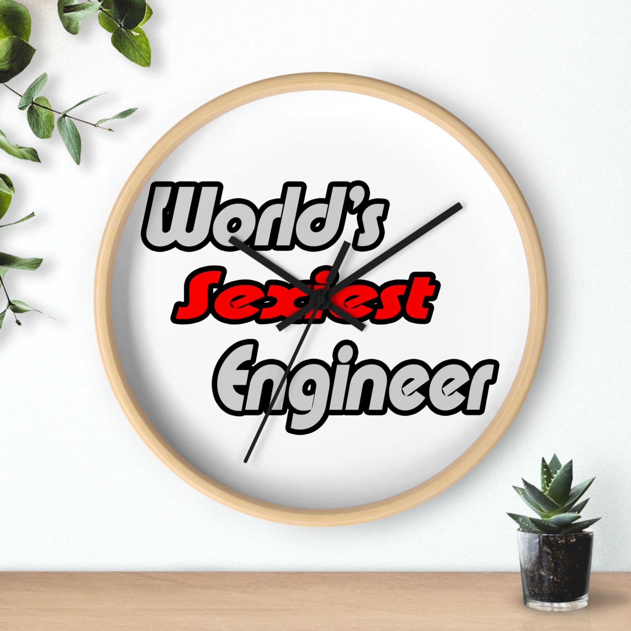 World's Sexiest Engineer - Wall Clock