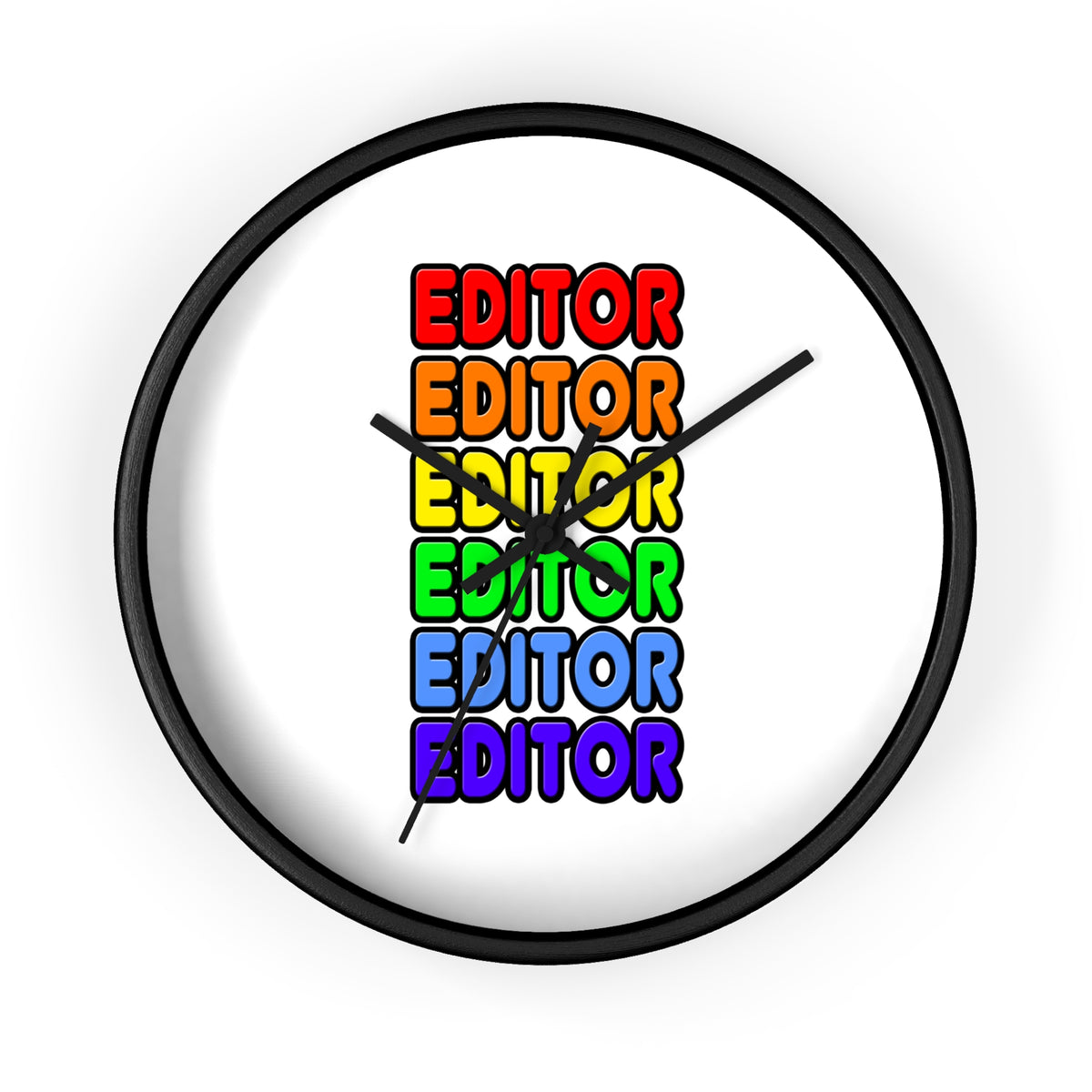 Rainbow Editor - Wall Clock