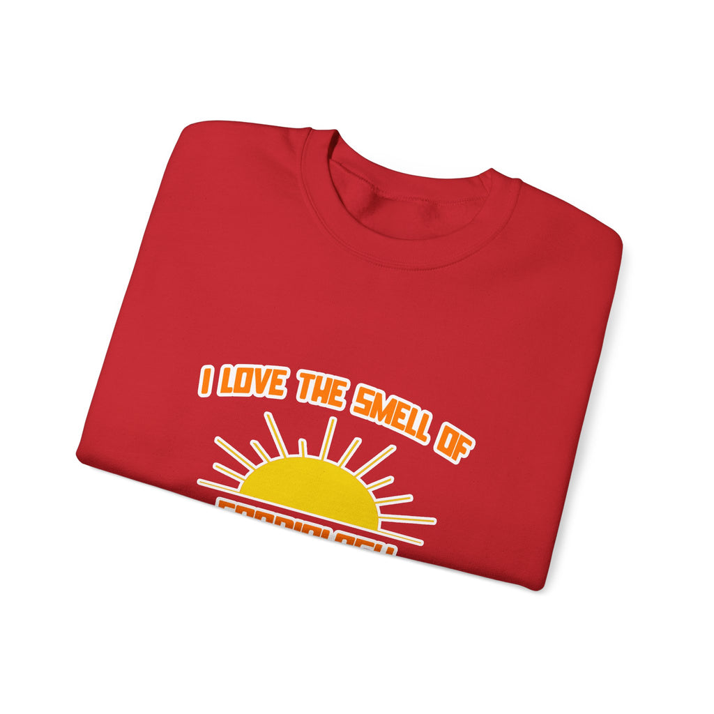 Smell of Cardiology in the Morning - Unisex Heavy Blend™ Crewneck Sweatshirt