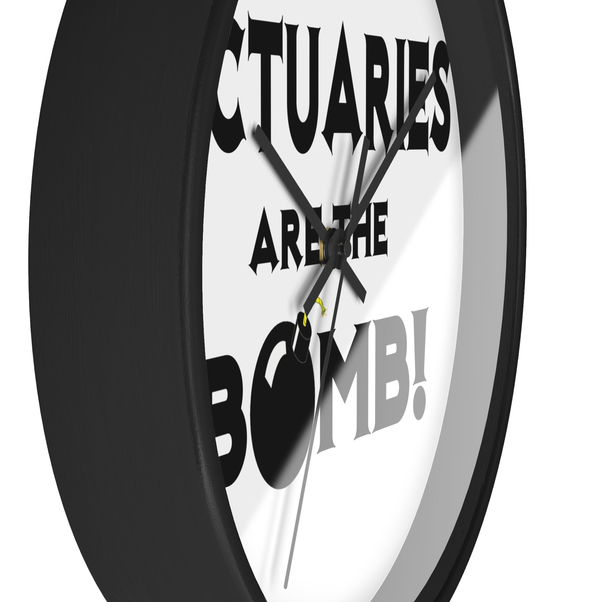 Actuaries Are The Bomb! - Wall Clock