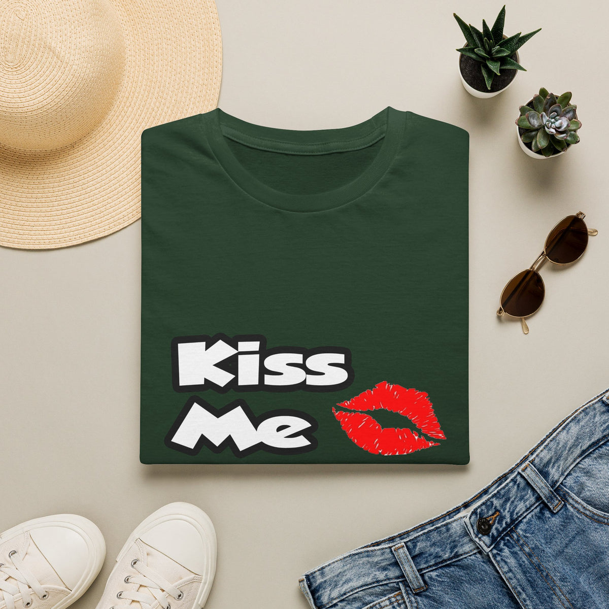 Kiss Me...I Am A Teacher - Unisex Softstyle T-Shirt
