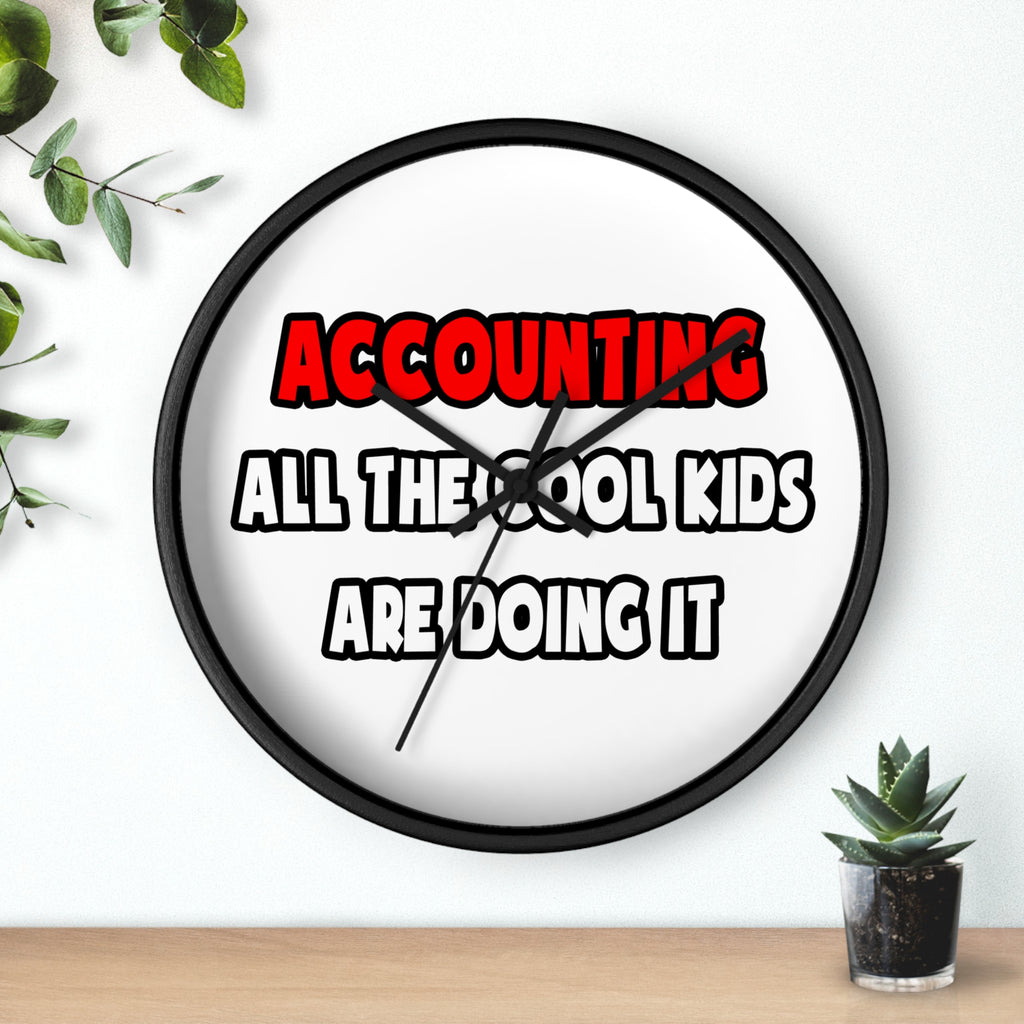 Funny Accountant Shirts and Gifts - Wall Clock