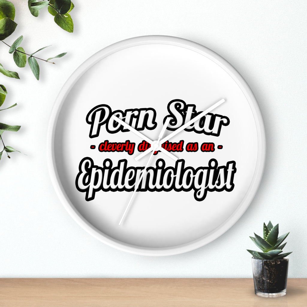 Porn Star...Epidemiologist - Wall Clock