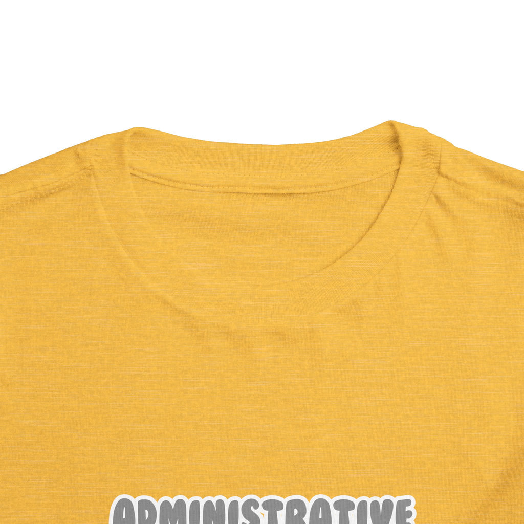 Administrative Asst ... Will Work For Ice Cream - Toddler Short Sleeve Tee