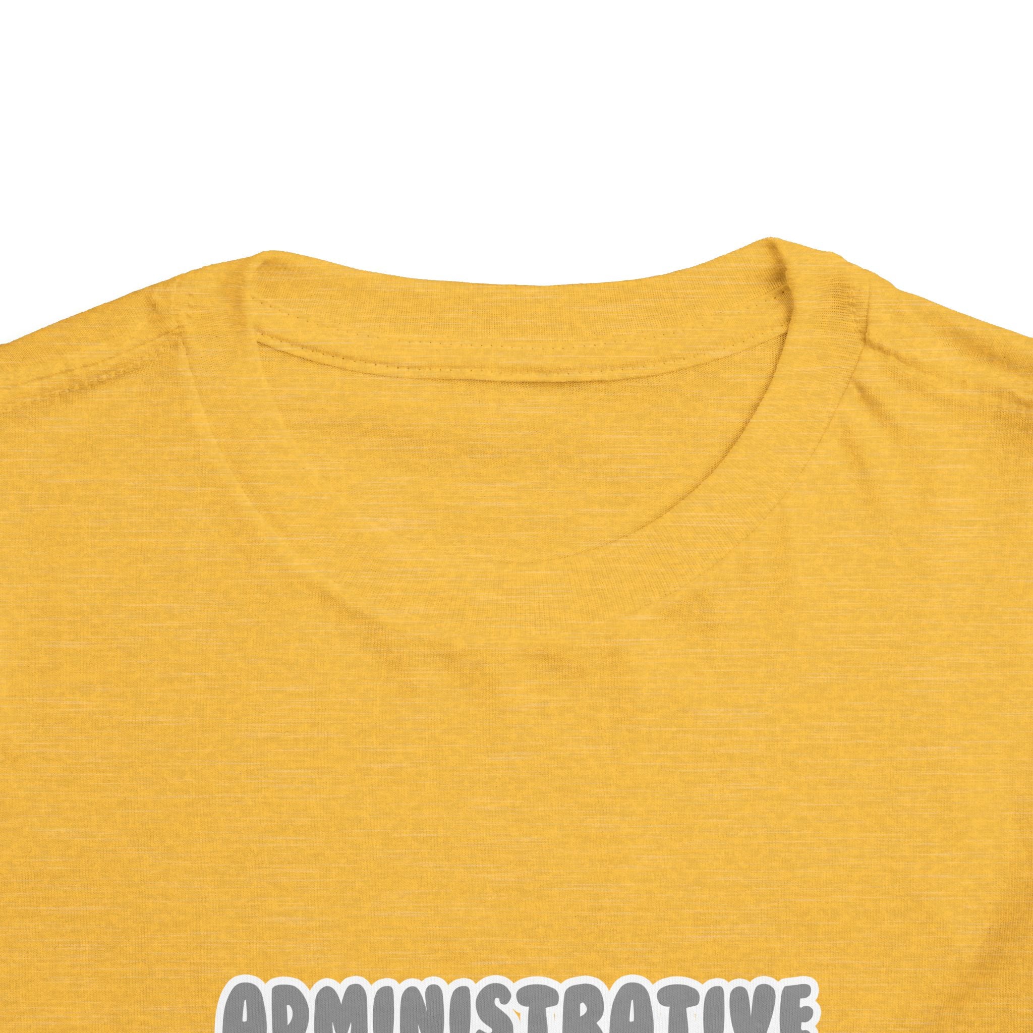 Administrative Asst ... Will Work For Ice Cream - Toddler Short Sleeve Tee