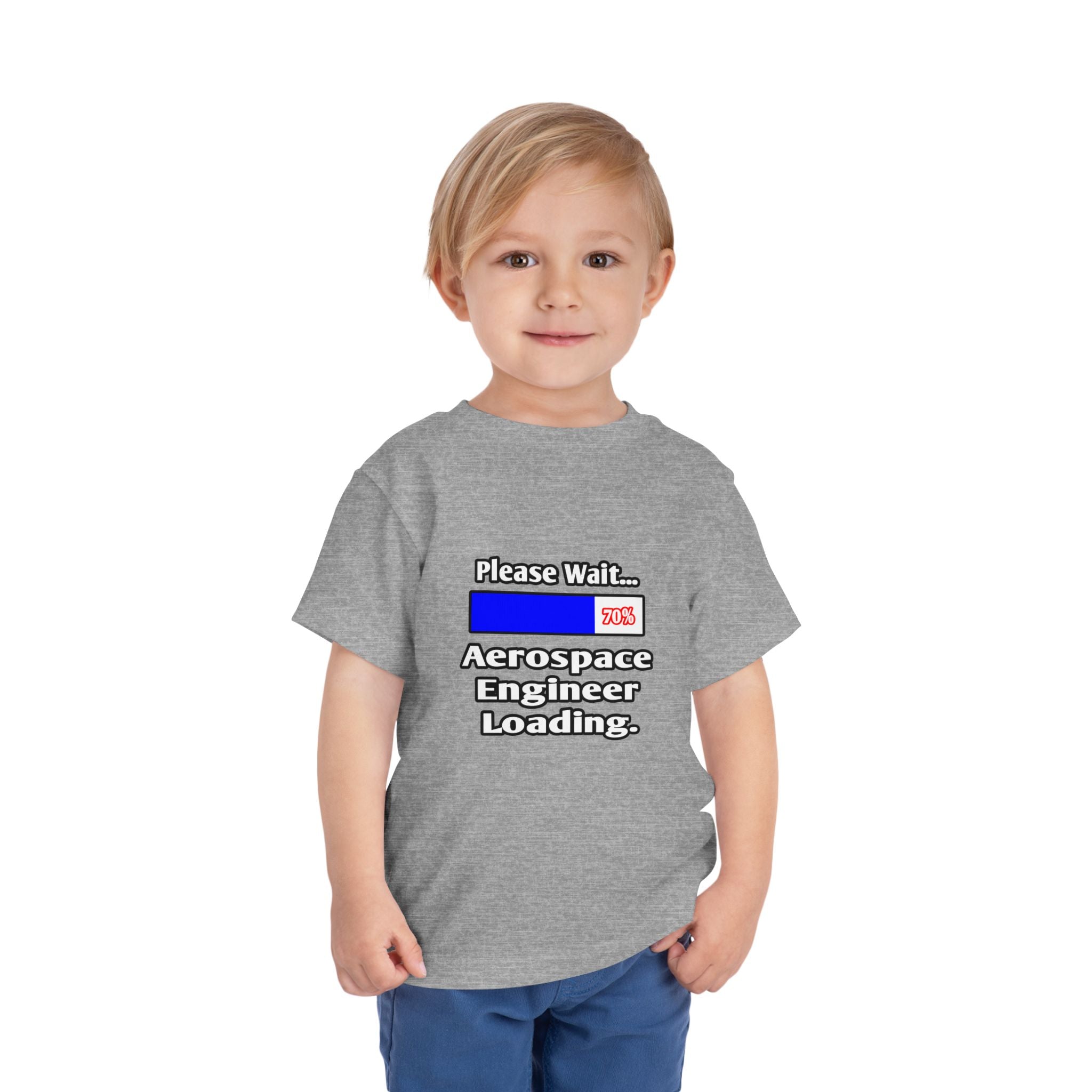 Please Wait...Aerospace Engineer Loading - Toddler Short Sleeve Tee