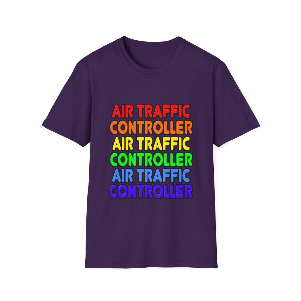 Rainbow Air Traffic Controller - Unisex Softstyle T-Shirt