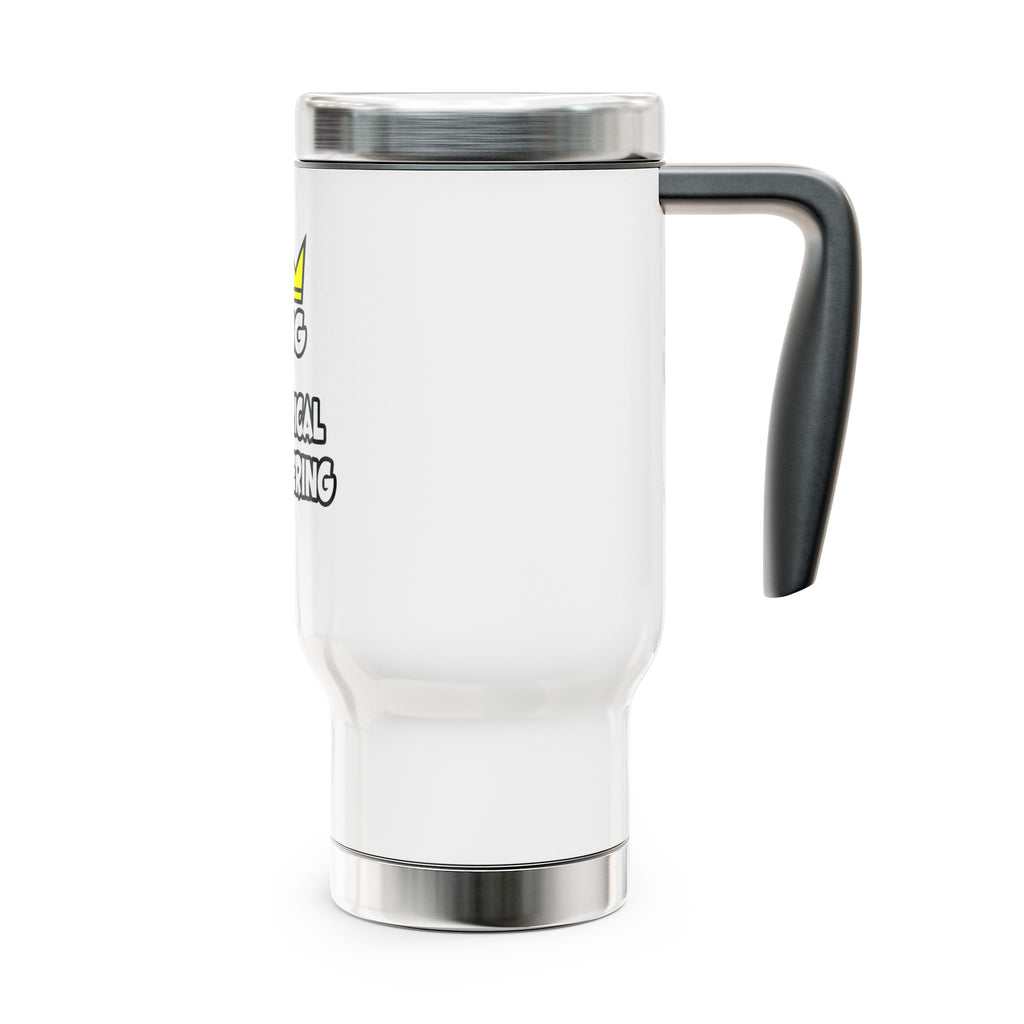 King of Electrical Engineering - Stainless Steel Travel Mug with Handle, 14oz
