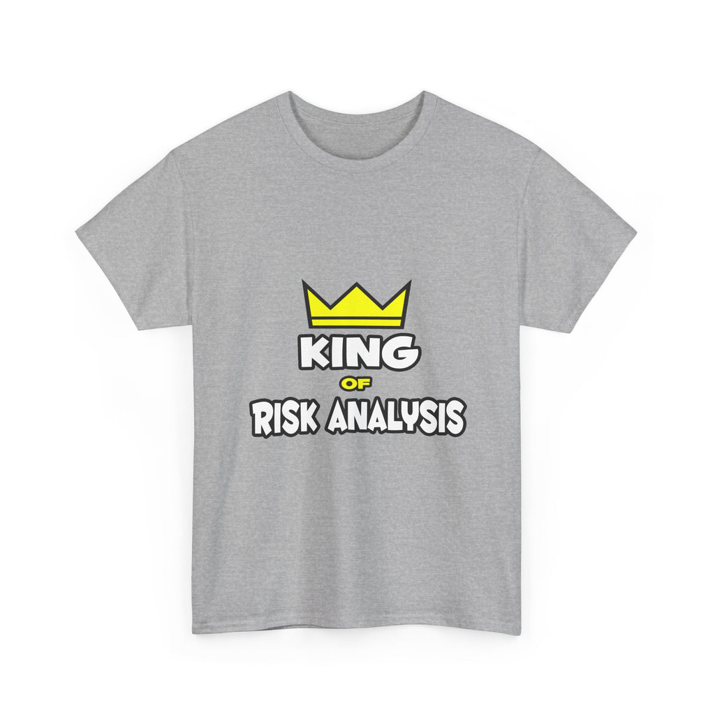 King of Risk Analysis - Unisex Heavy Cotton Tee