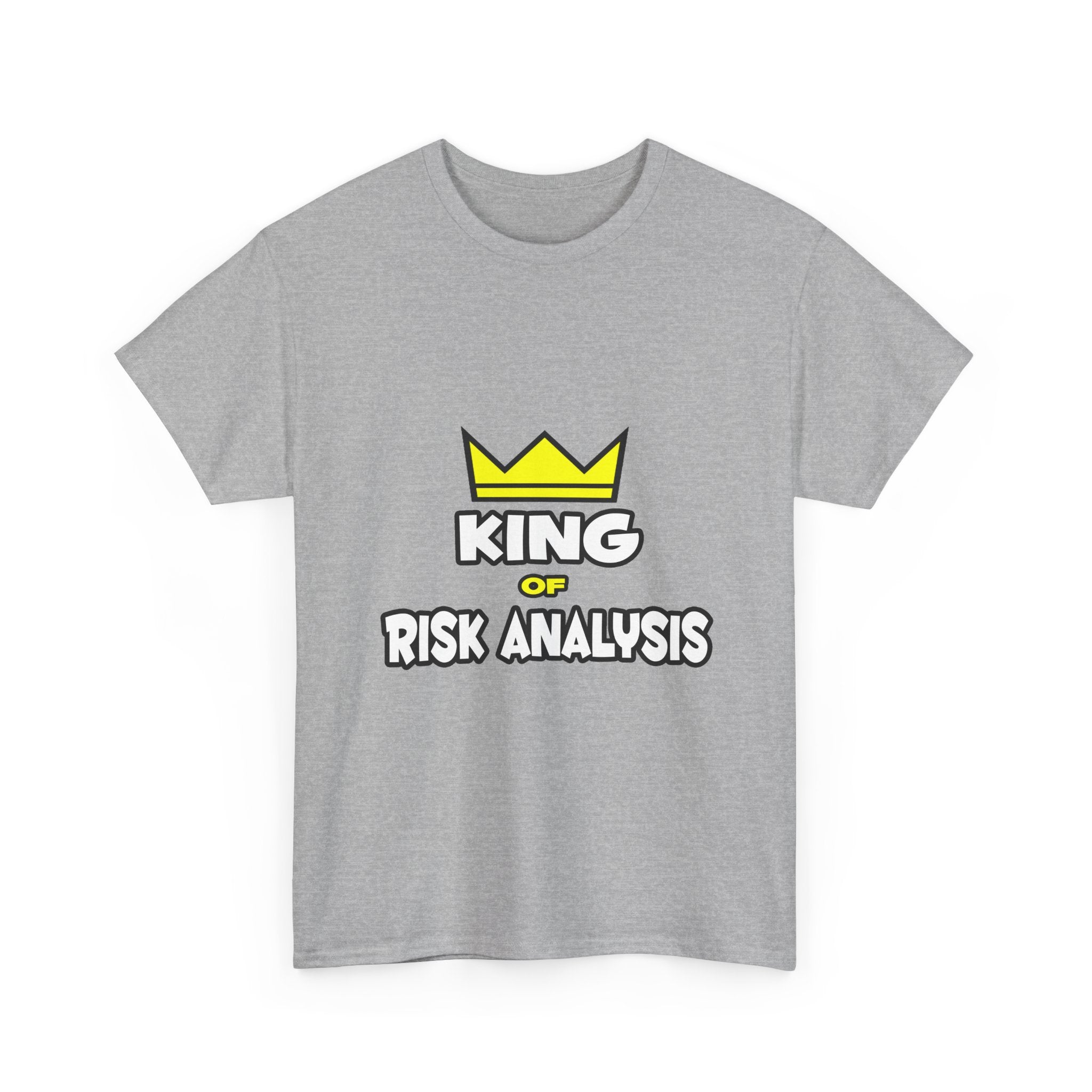 King of Risk Analysis - Unisex Heavy Cotton Tee