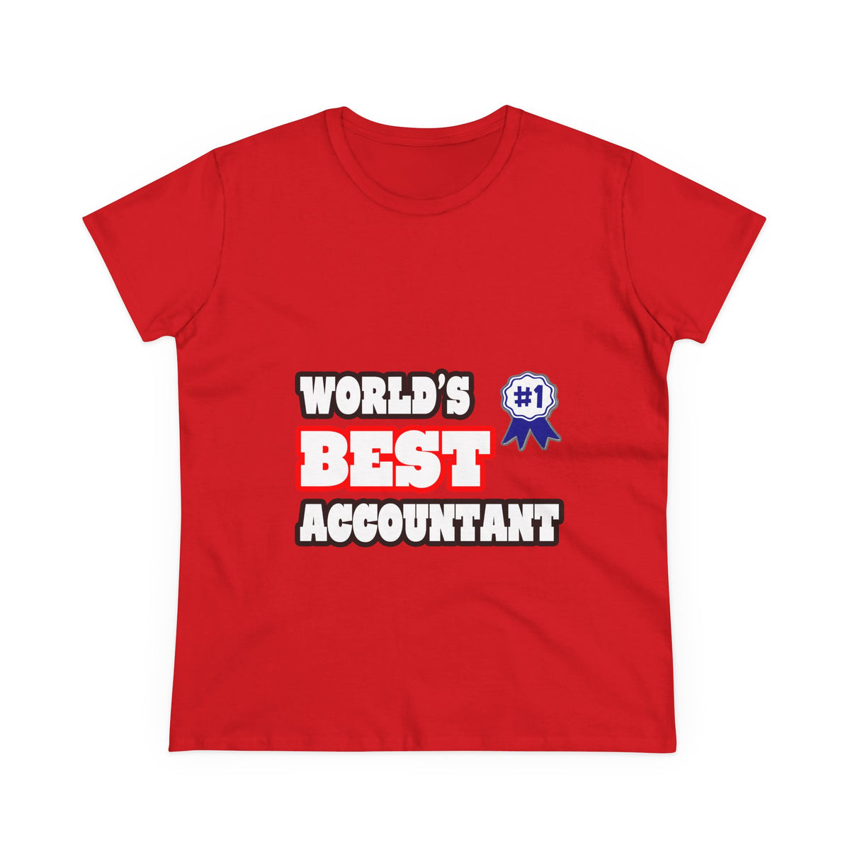World's Best Accountant - Women's Midweight Cotton Tee
