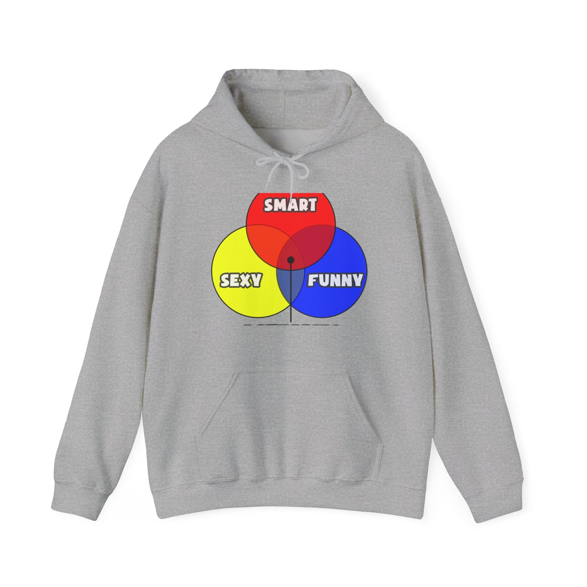 Venn Diagram .. Actuaries - Unisex Heavy Blend™ Hooded Sweatshirt