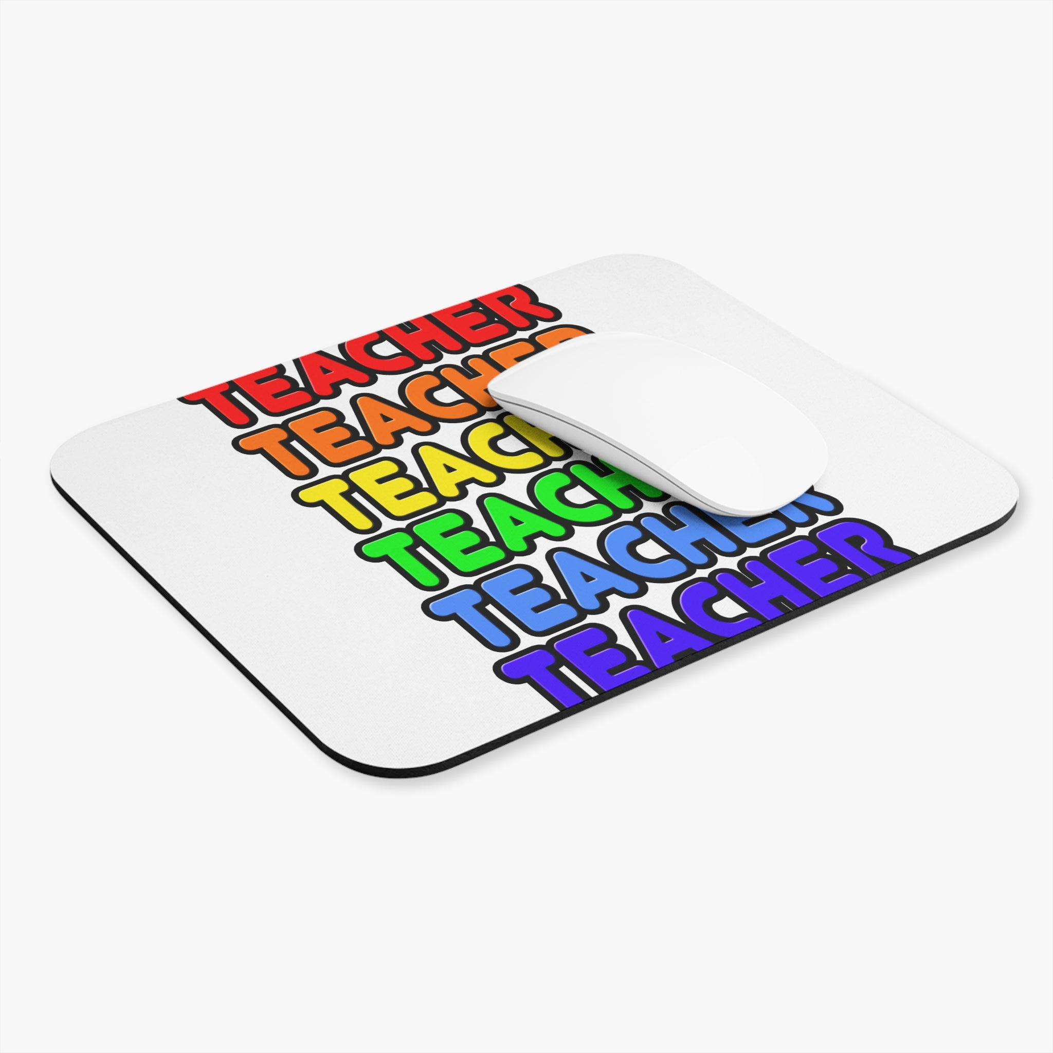 Rainbow Teacher - Mouse Pad (Rectangle)