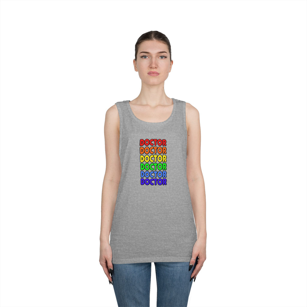 Rainbow Doctor - Unisex Heavy Cotton Tank Top