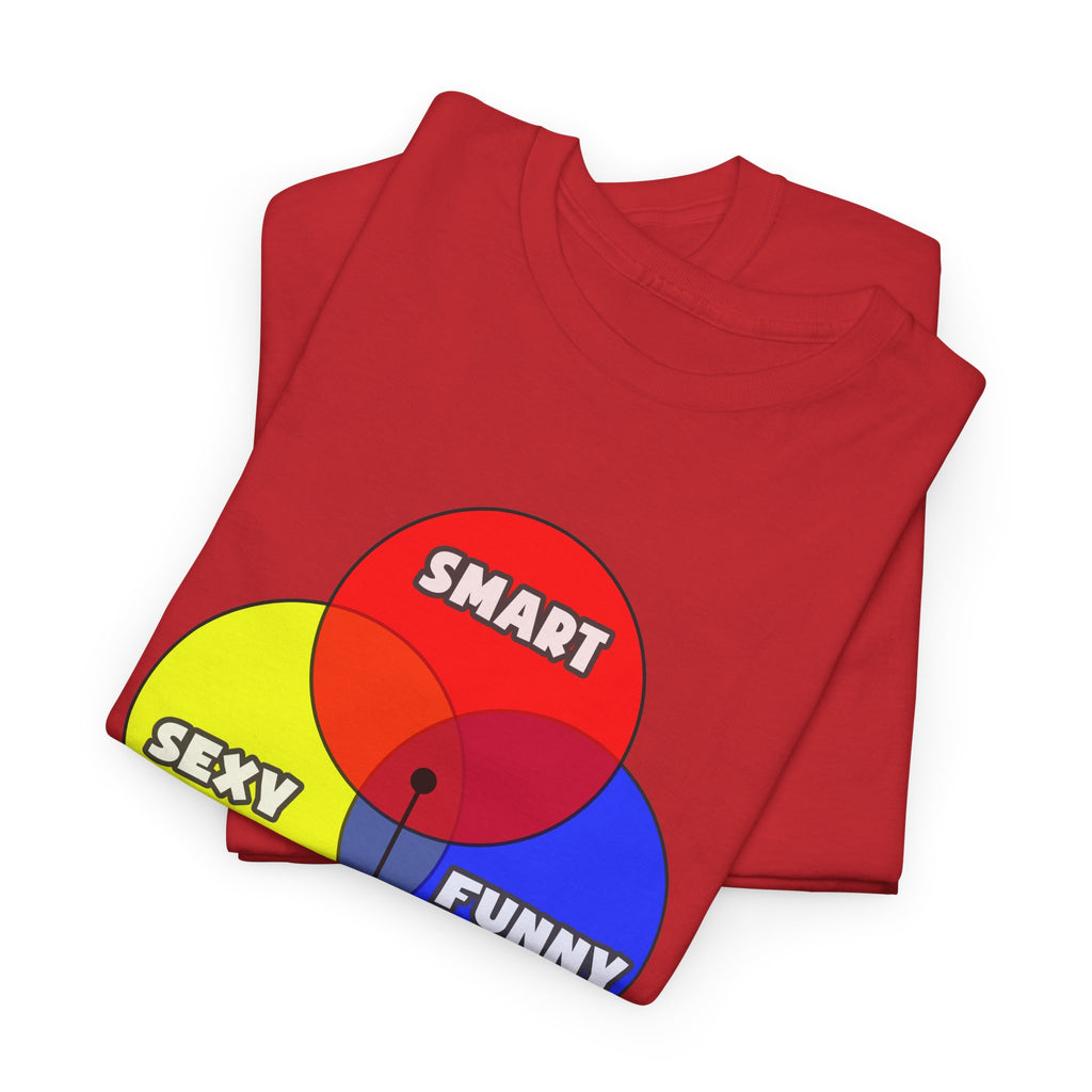 Venn Diagram .. Electrical Engineers - Unisex Heavy Cotton Tee