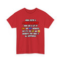 Firefighter .. OMG WTF LOL - Unisex Heavy Cotton Tee
