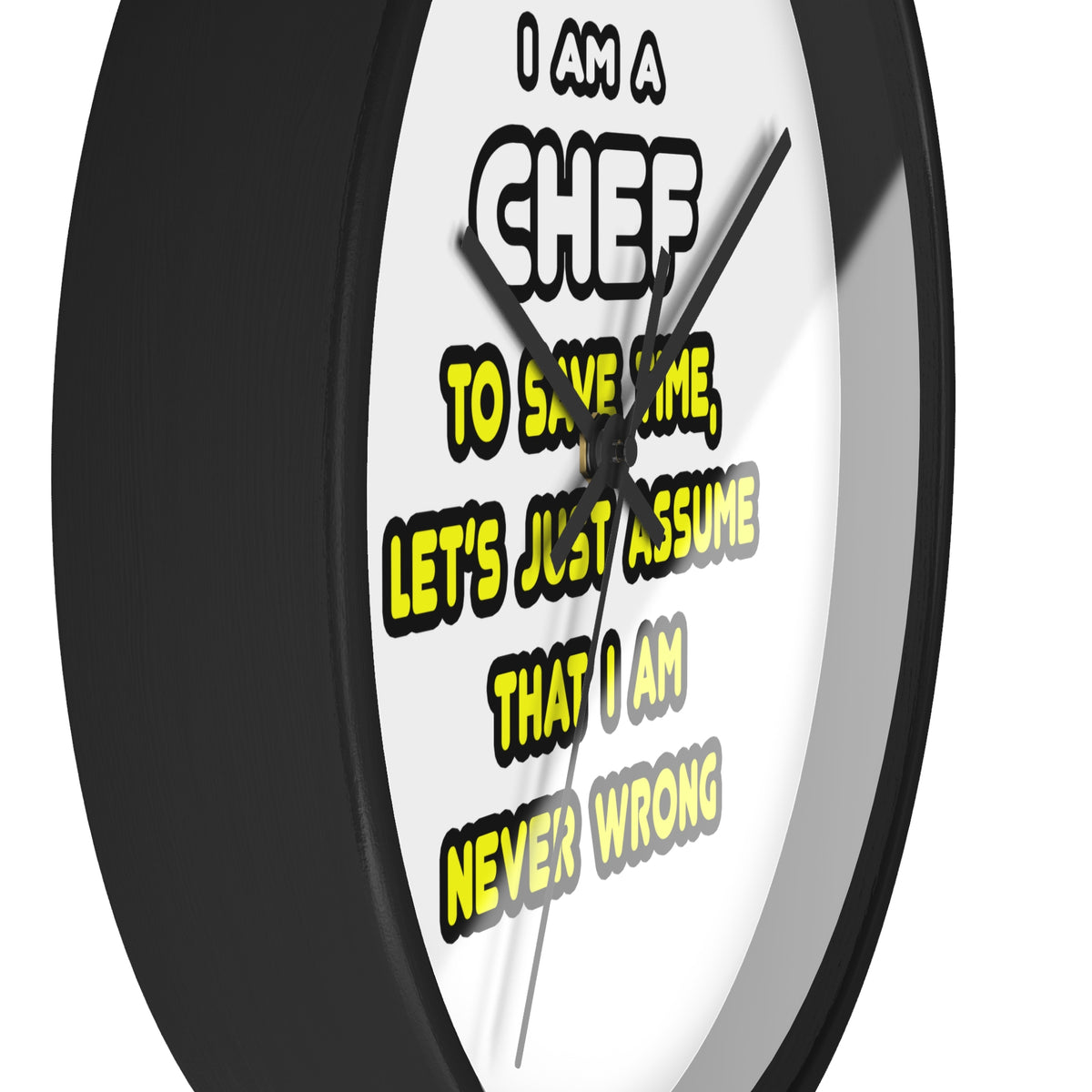 Funny Chef T Shirts and Gifts - Wall Clock