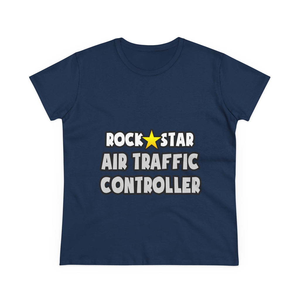 Rock Star Air Traffic Controller - Women's Midweight Cotton Tee