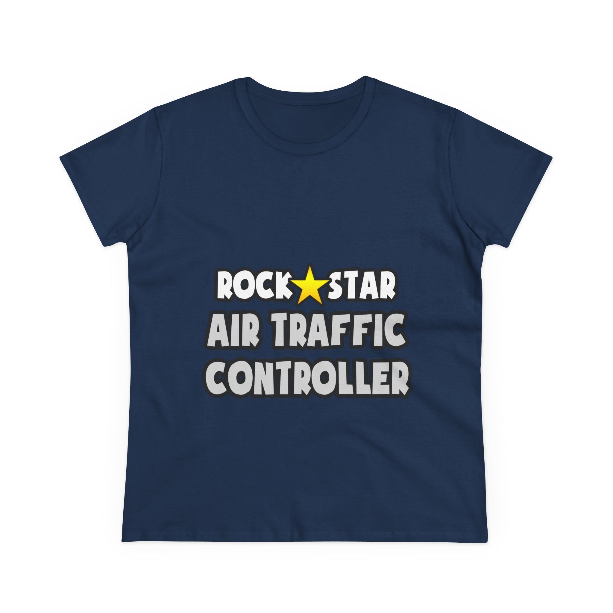 Rock Star Air Traffic Controller - Women's Midweight Cotton Tee
