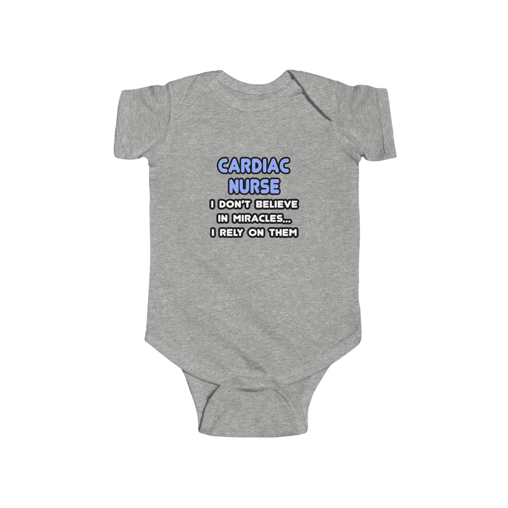 Miracles and Cardiac Nurses - Infant Fine Jersey Bodysuit