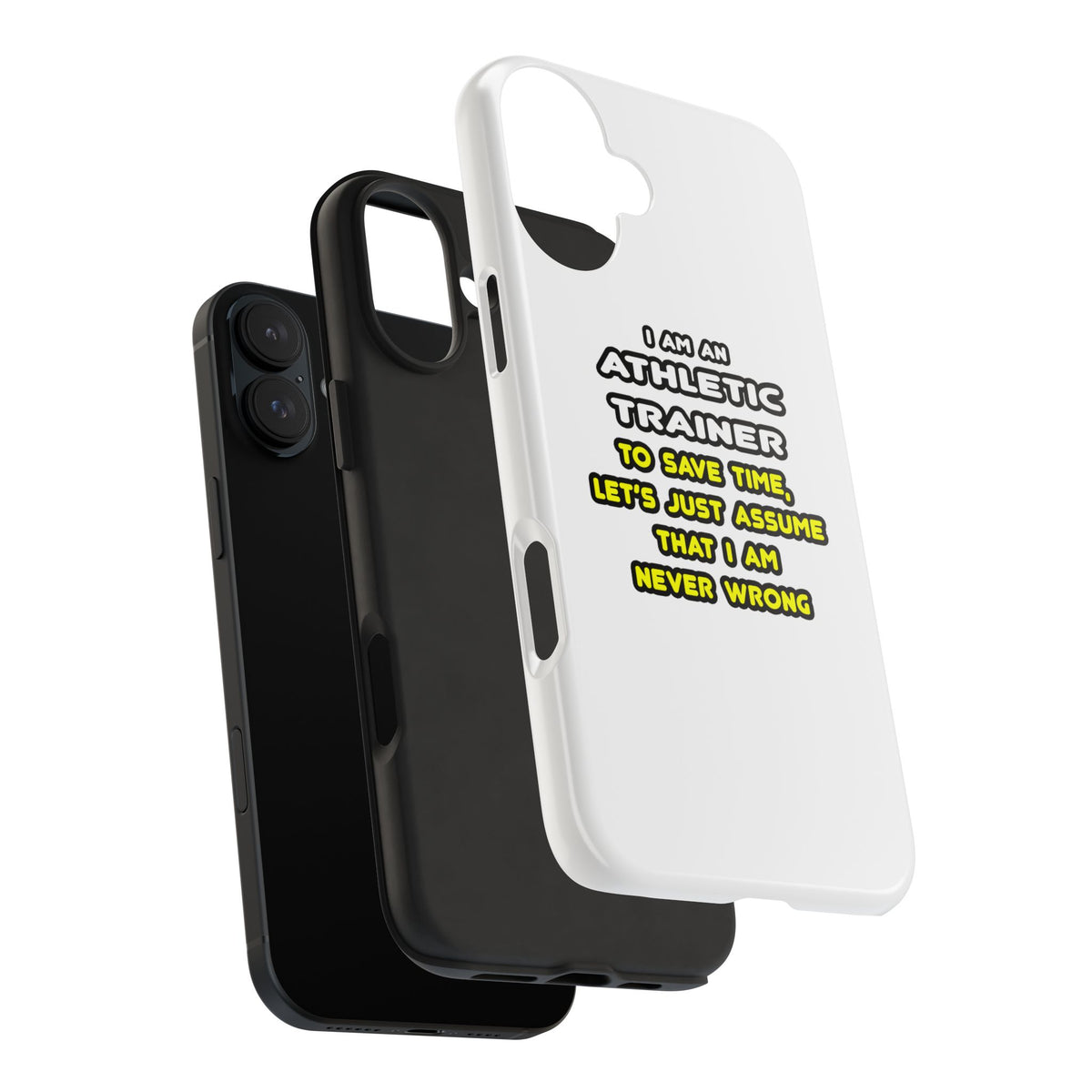 Funny Athletic Trainer T Shirts - Tough Phone Cases