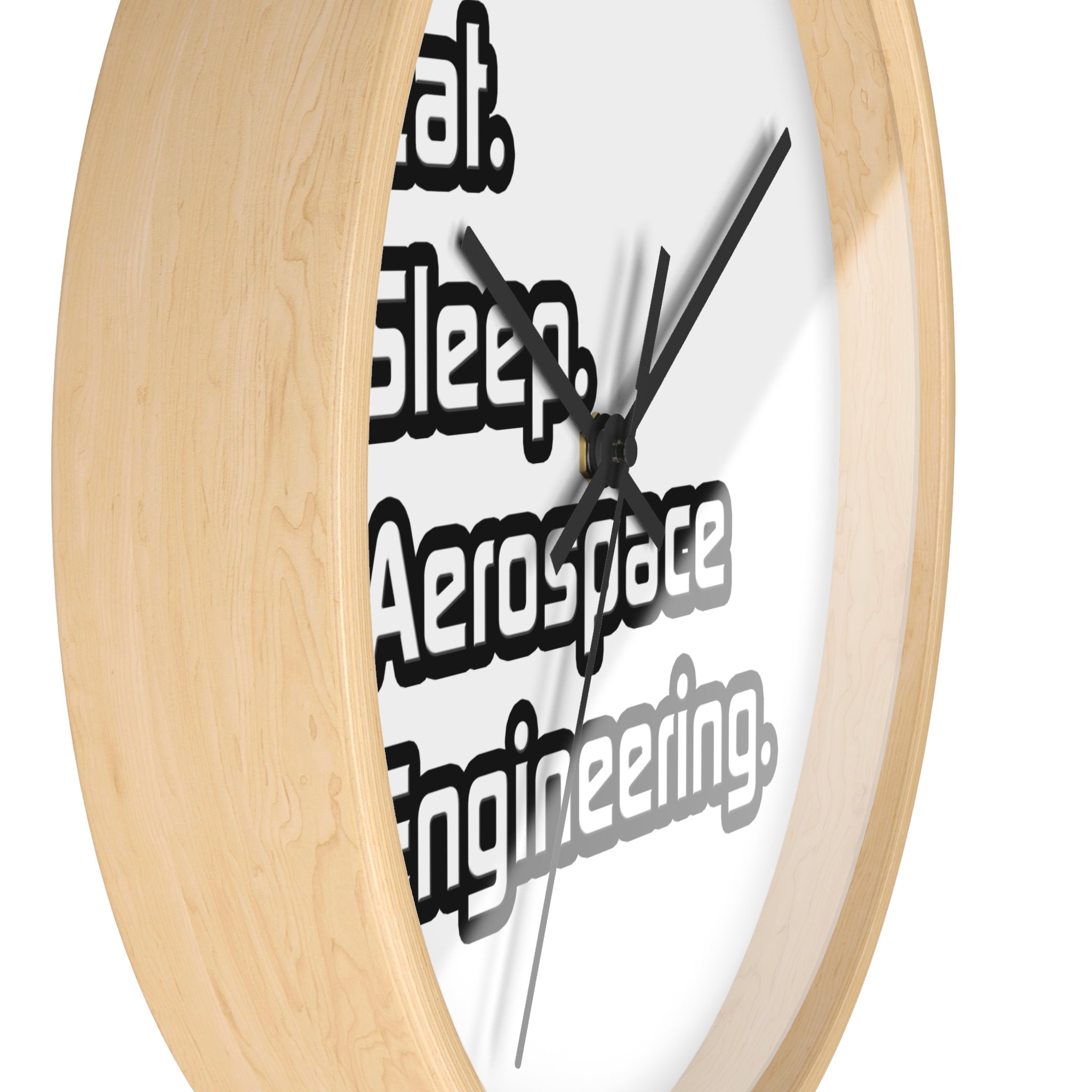 Eat. Sleep. Aerospace Engineering - Wall Clock