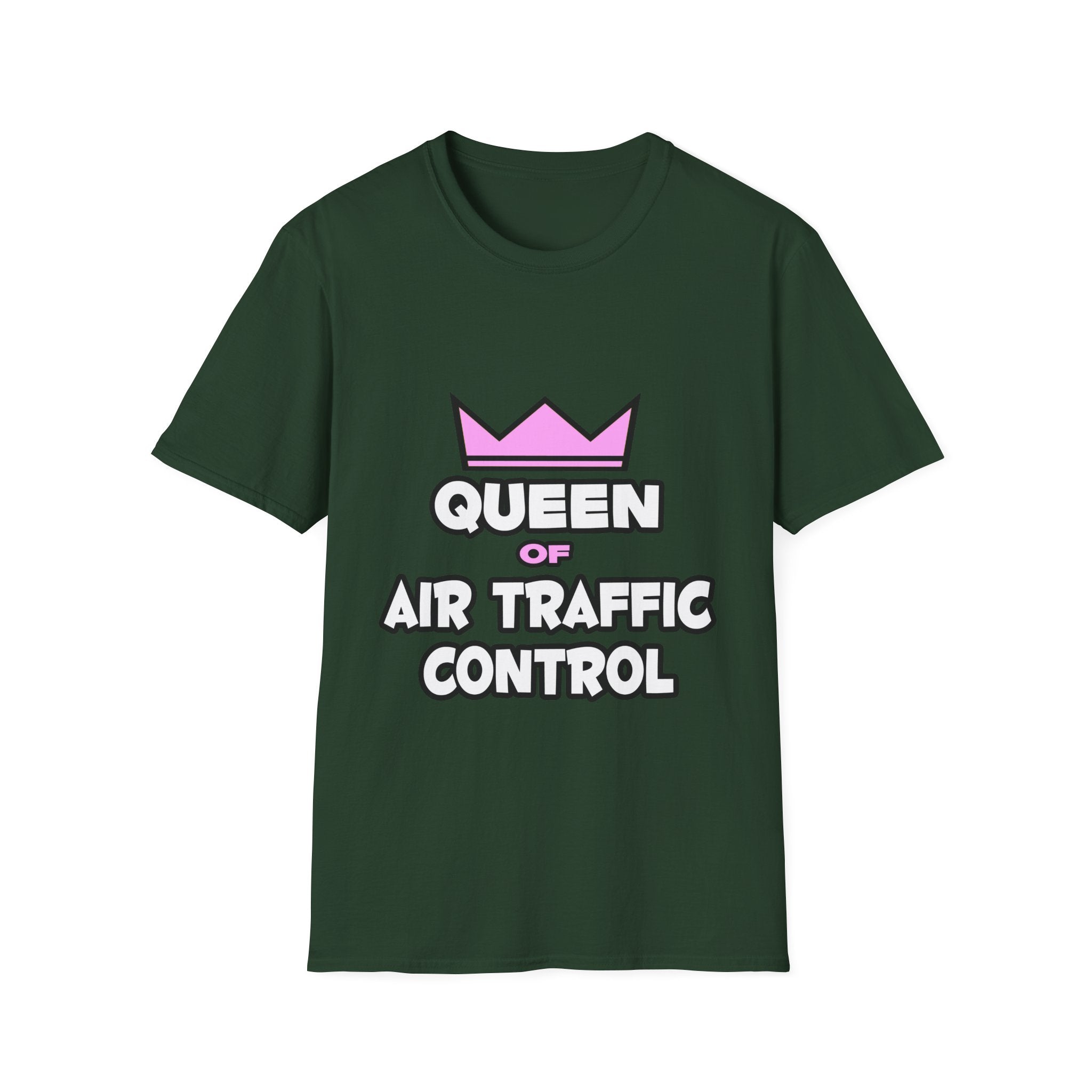 Queen of Air Traffic Control - Unisex Softstyle T-Shirt