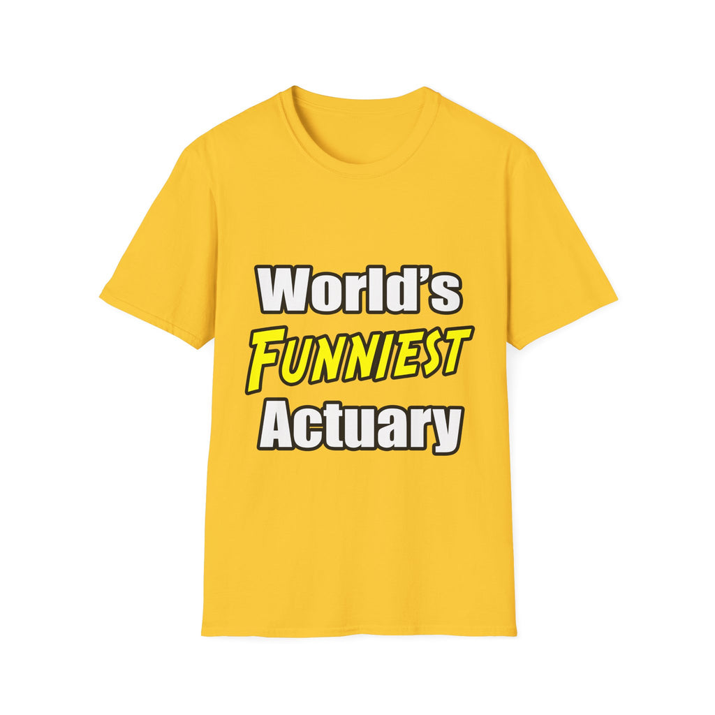 World's Funniest Actuary - Unisex Softstyle T-Shirt