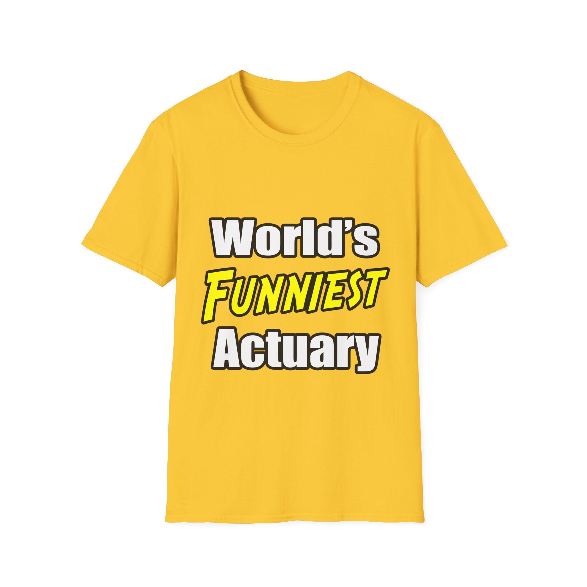 World's Funniest Actuary - Unisex Softstyle T-Shirt