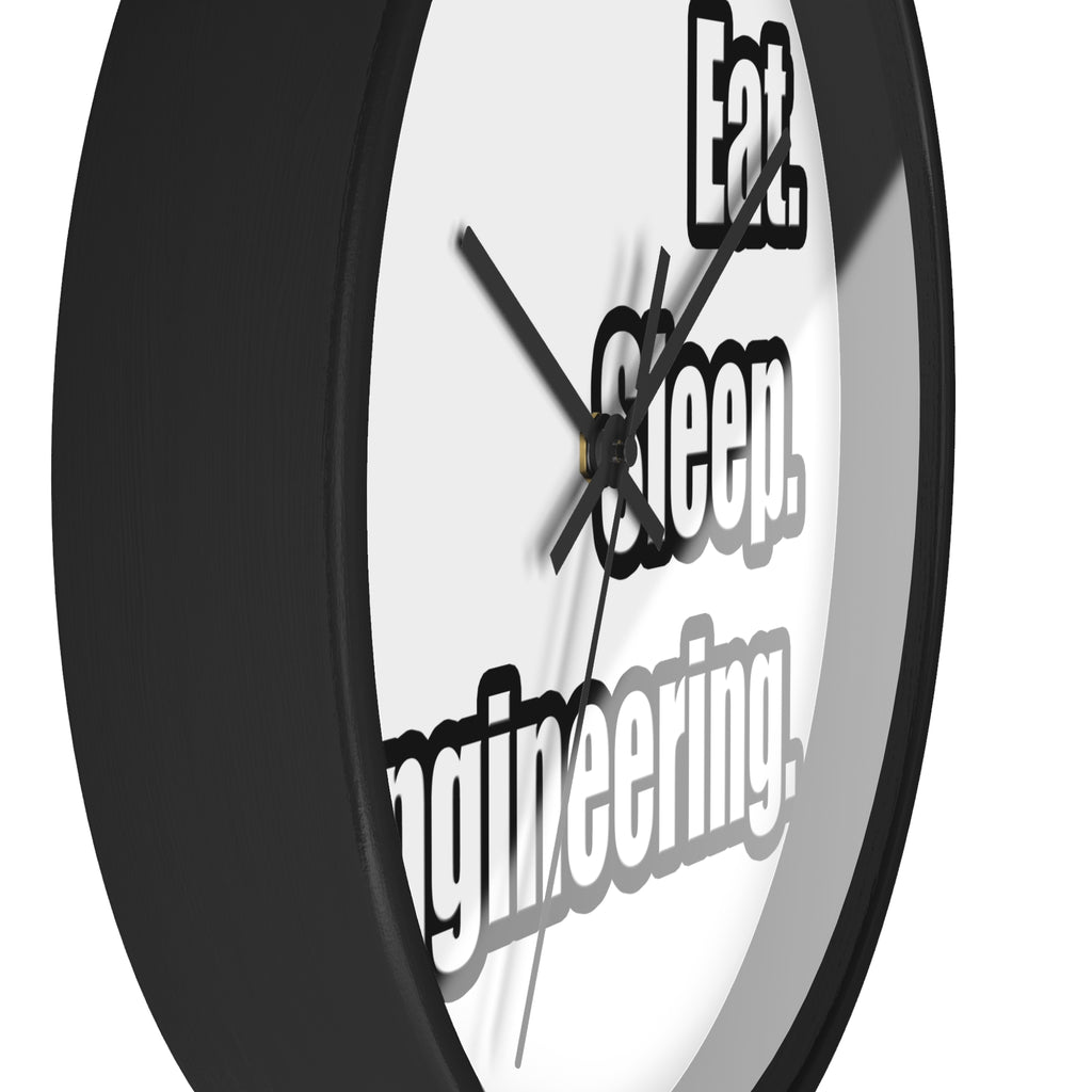 Eat. Sleep. Engineering - Wall Clock