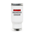 Funny Chef Shirts and Gifts - Stainless Steel Travel Mug with Handle, 14oz