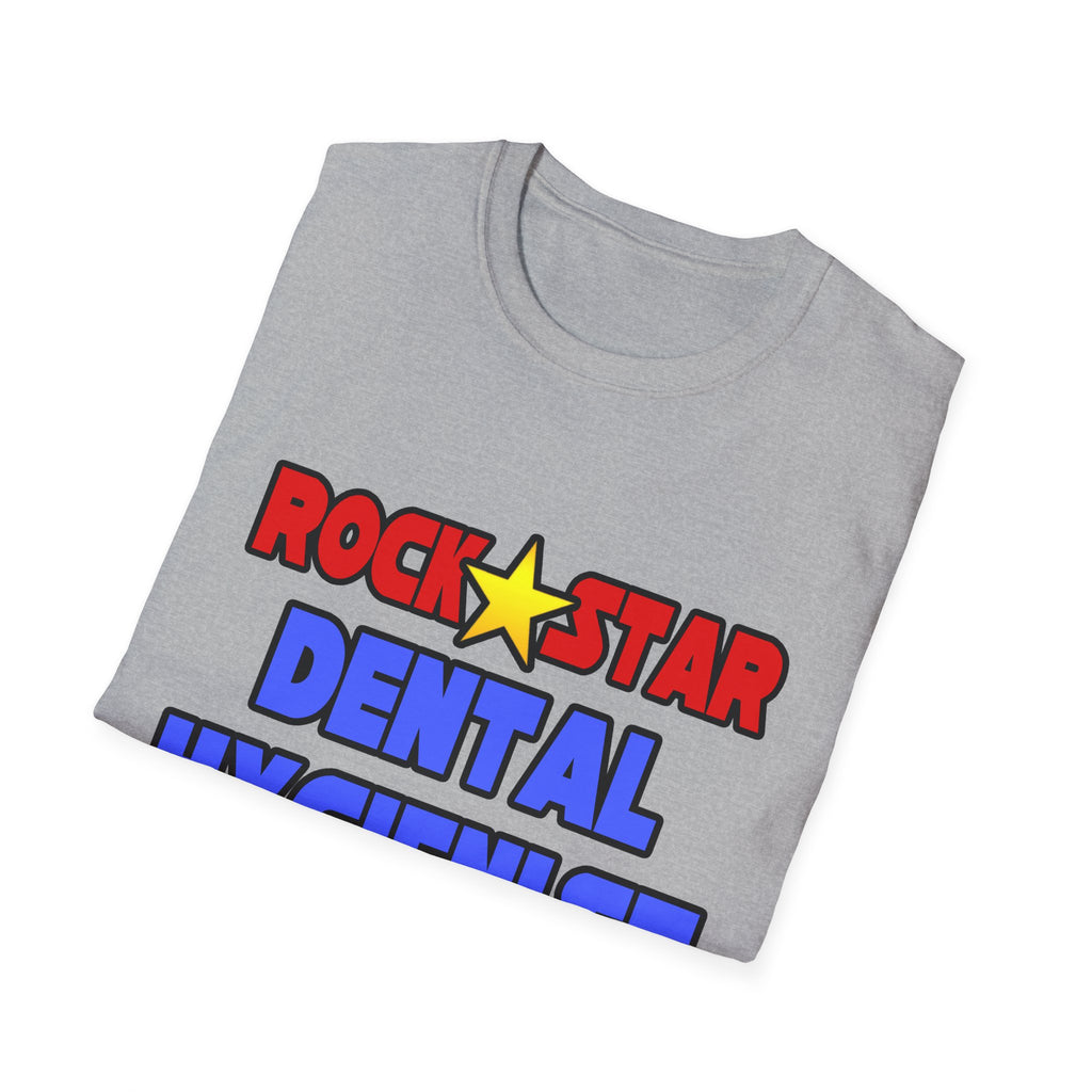 Rock Star Dental Hygienist - Unisex Softstyle T-Shirt
