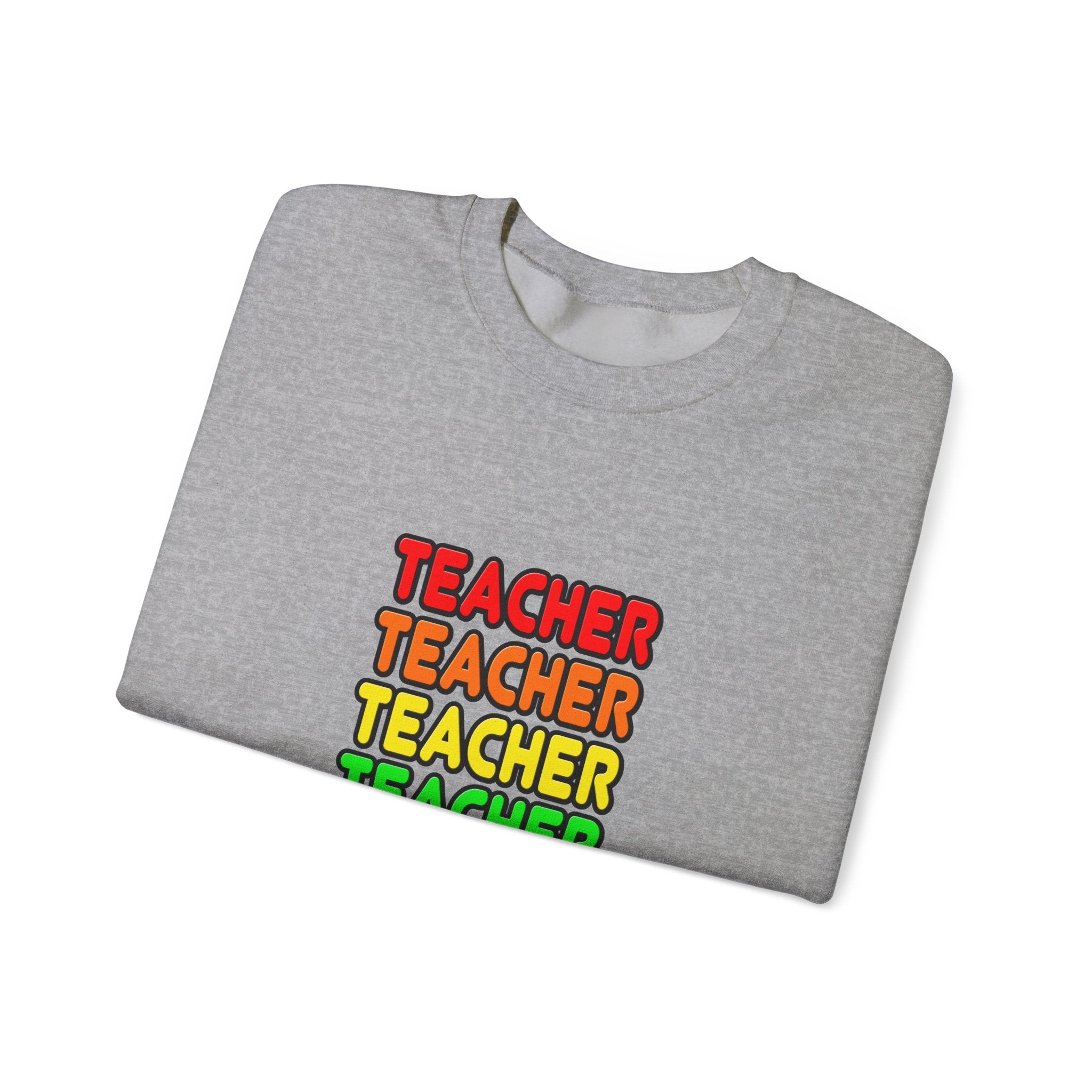 Rainbow Teacher - Unisex Heavy Blend™ Crewneck Sweatshirt