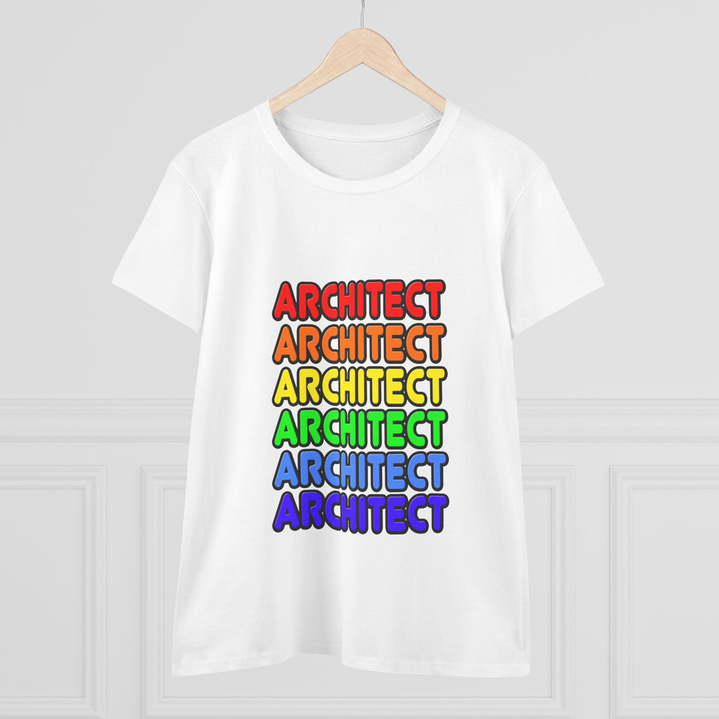 Rainbow Architect - Women's Midweight Cotton Tee