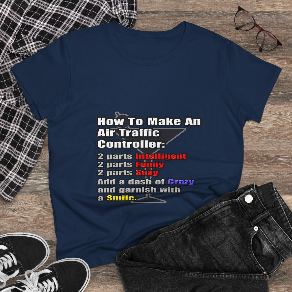 How To Make an Air Traffic Controller - Women's Midweight Cotton Tee