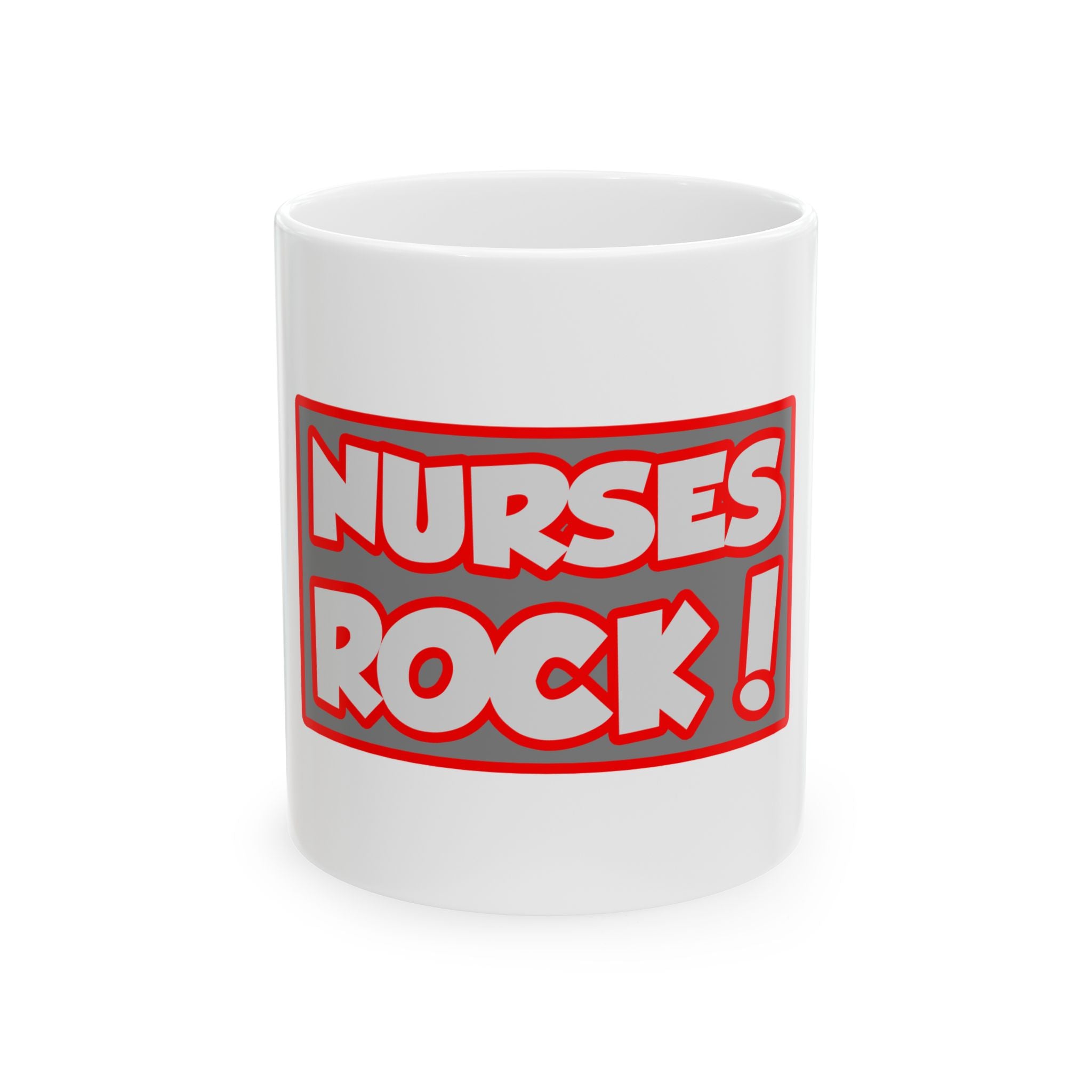 Nurses Rock! - Ceramic Mug, (11oz, 15oz)