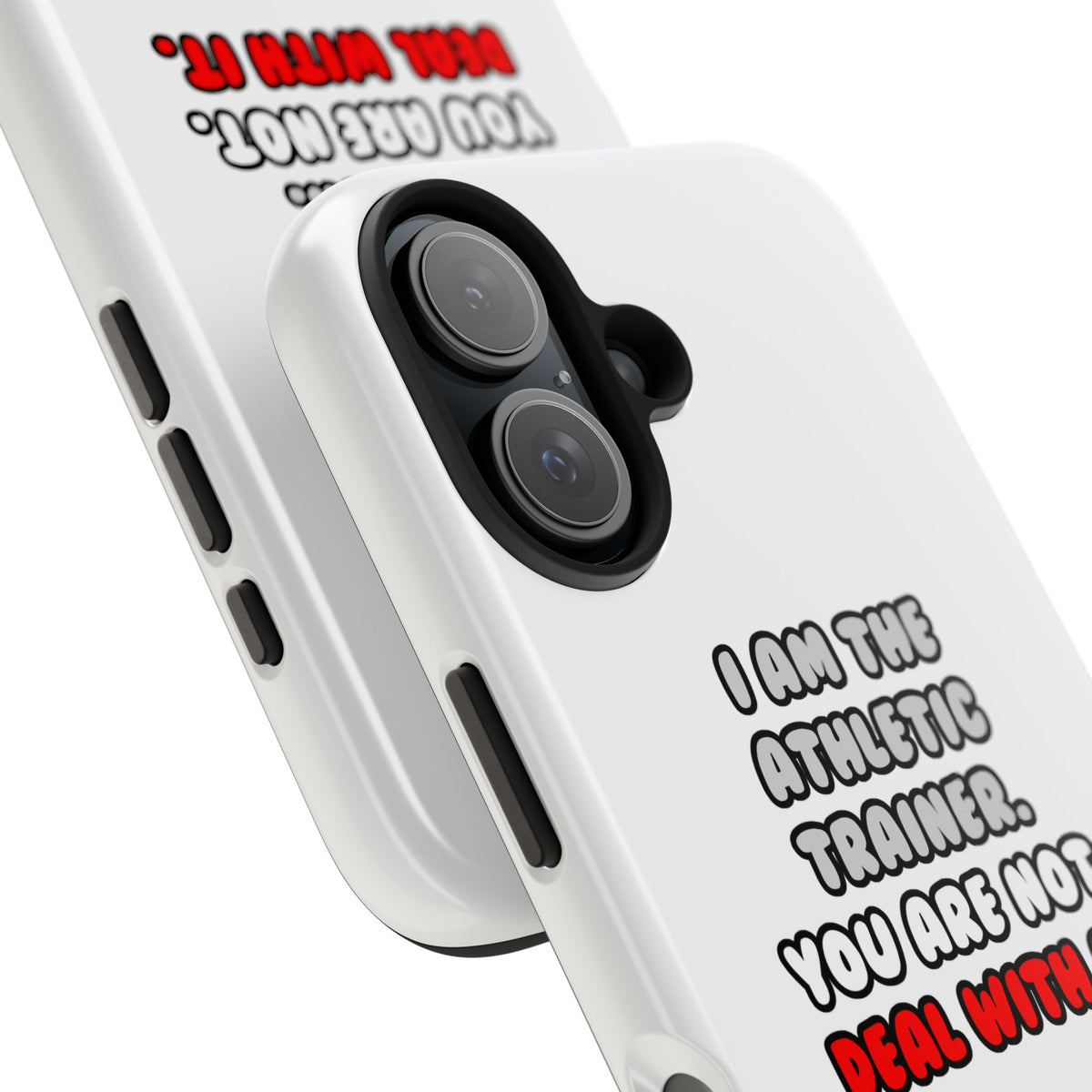 Deal With It ... Funny Athletic Trainer - Tough Phone Cases