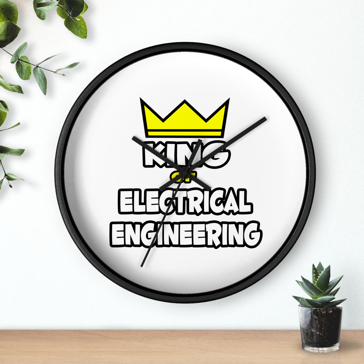 King of Electrical Engineering - Wall Clock