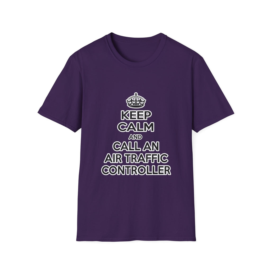 Keep Calm and Call an Air Traffic Controller - Unisex Softstyle T-Shirt