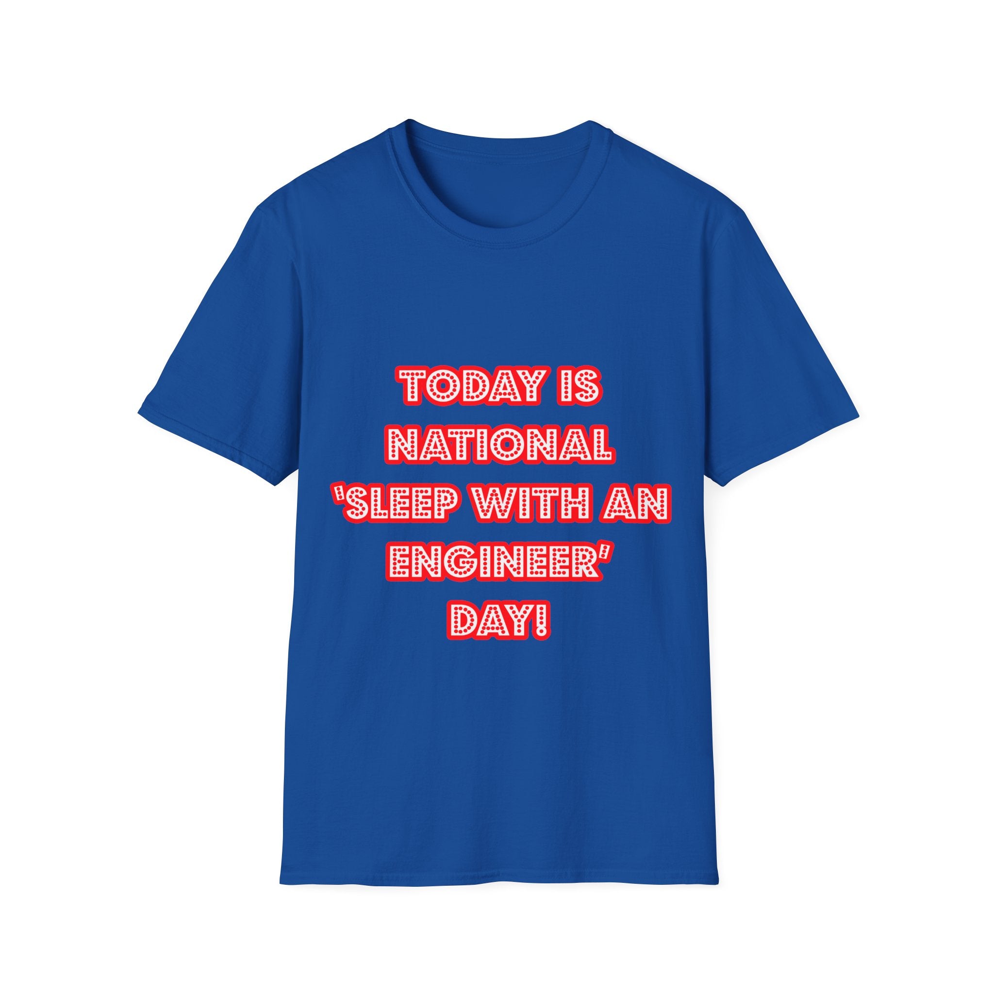 National 'Sleep With an Engineer' Day - Unisex Softstyle T-Shirt