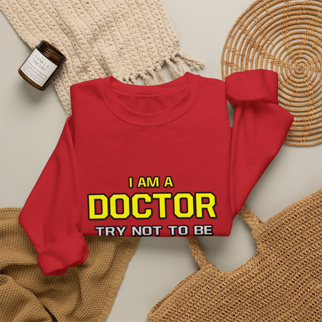 Doctor...Superior Intelligence - Unisex Heavy Blend™ Crewneck Sweatshirt