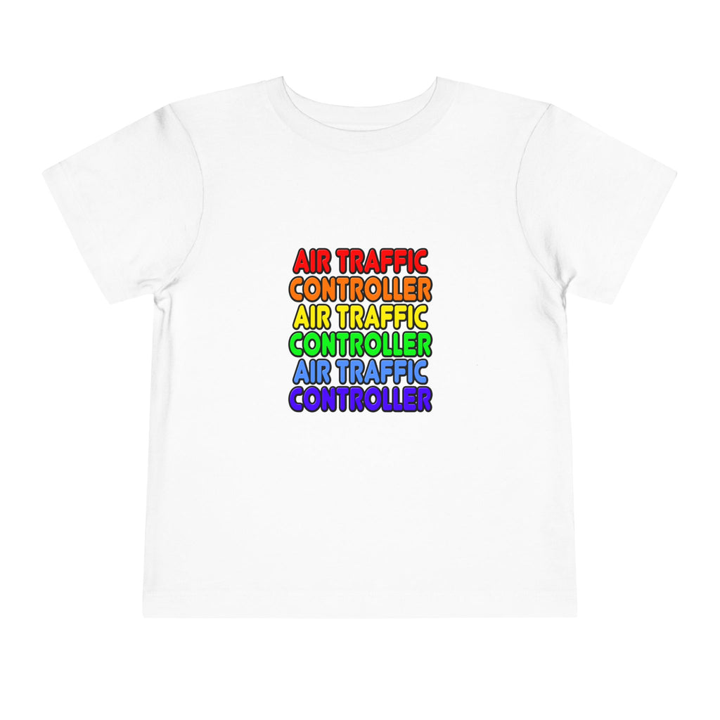 Rainbow Air Traffic Controller - Toddler Short Sleeve Tee