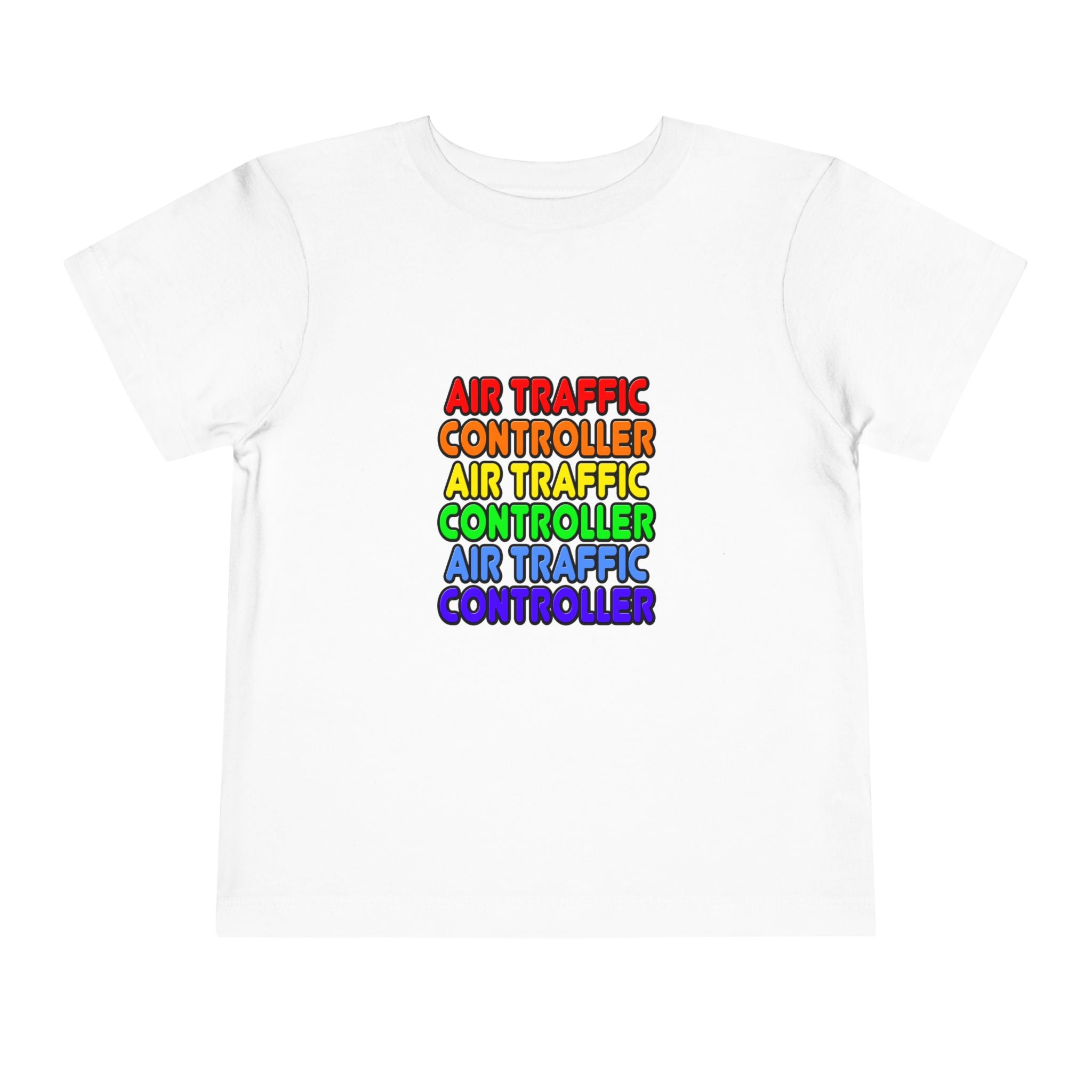 Rainbow Air Traffic Controller - Toddler Short Sleeve Tee
