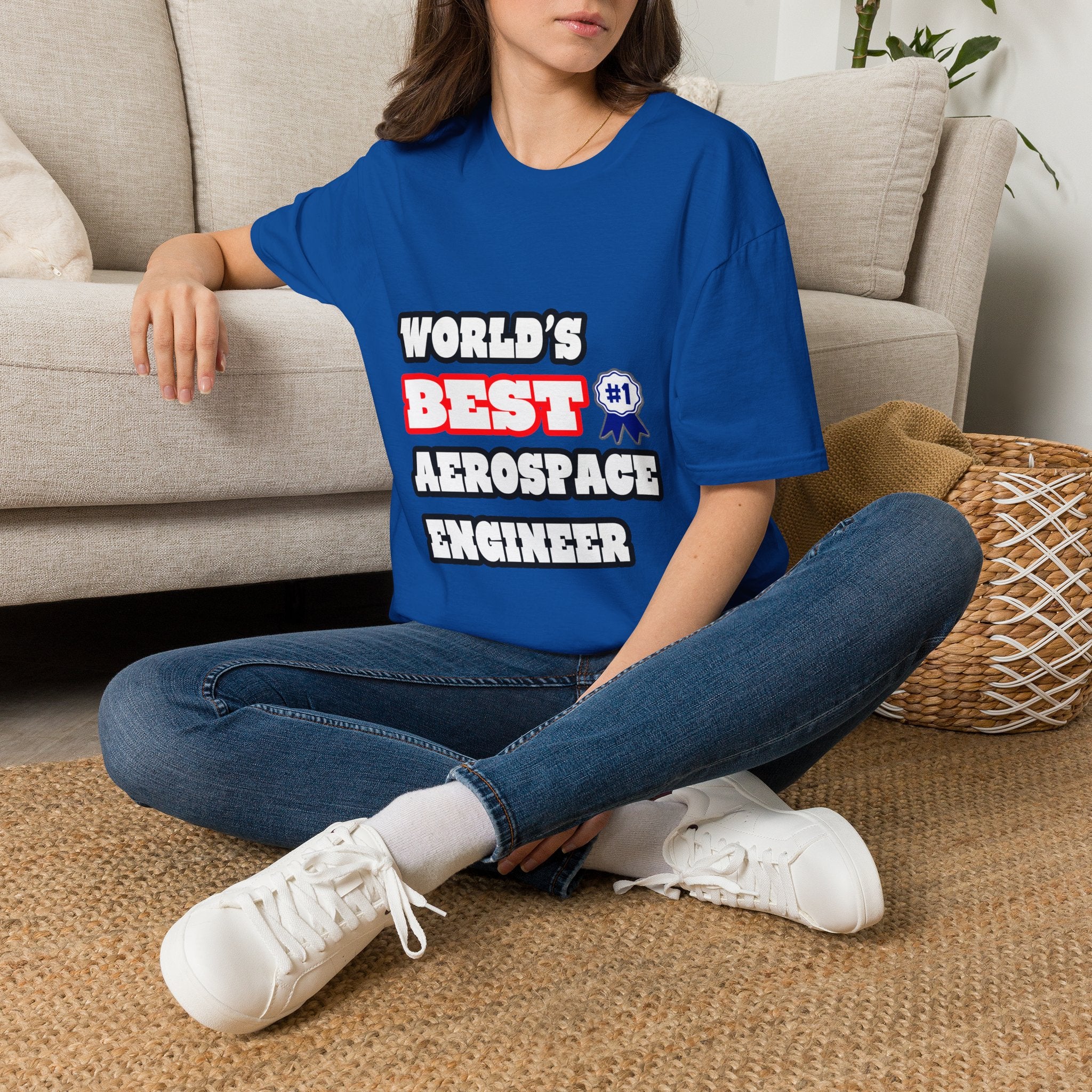 World's Best Aerospace Engineer - Unisex Softstyle T-Shirt
