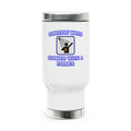 Conserve Water .. Shower With a Farmer - Stainless Steel Travel Mug with Handle, 14oz