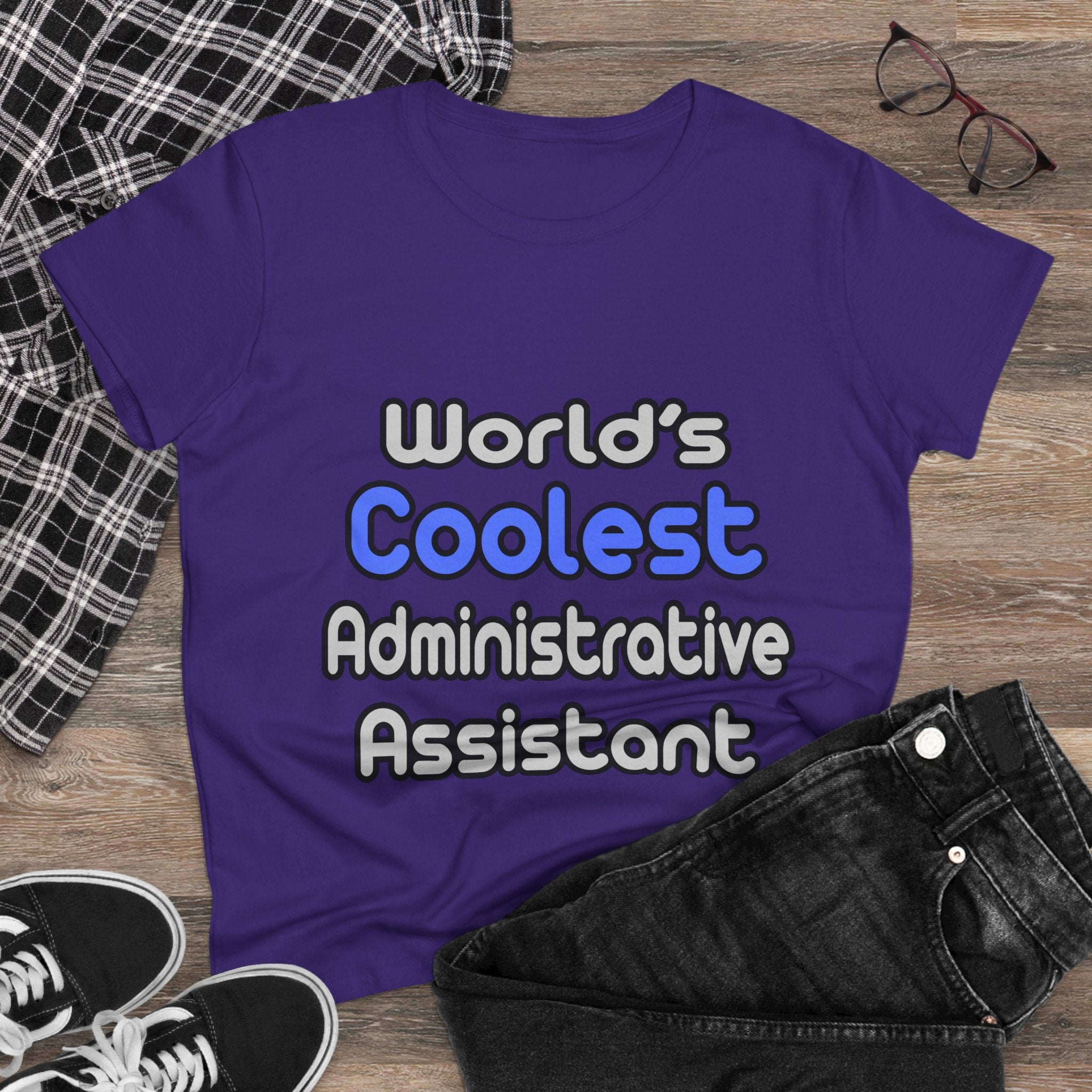 World's Coolest Administrative Assistant - Women's Midweight Cotton Tee